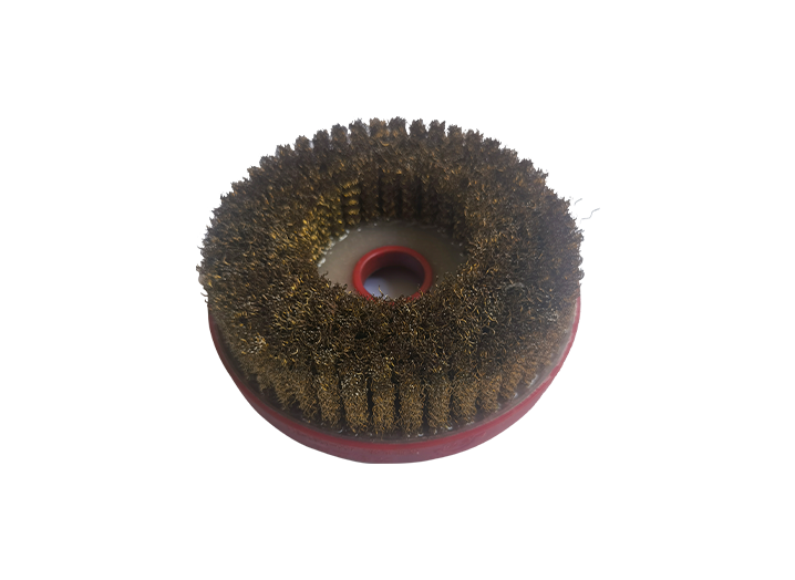 Steel wire brush disc